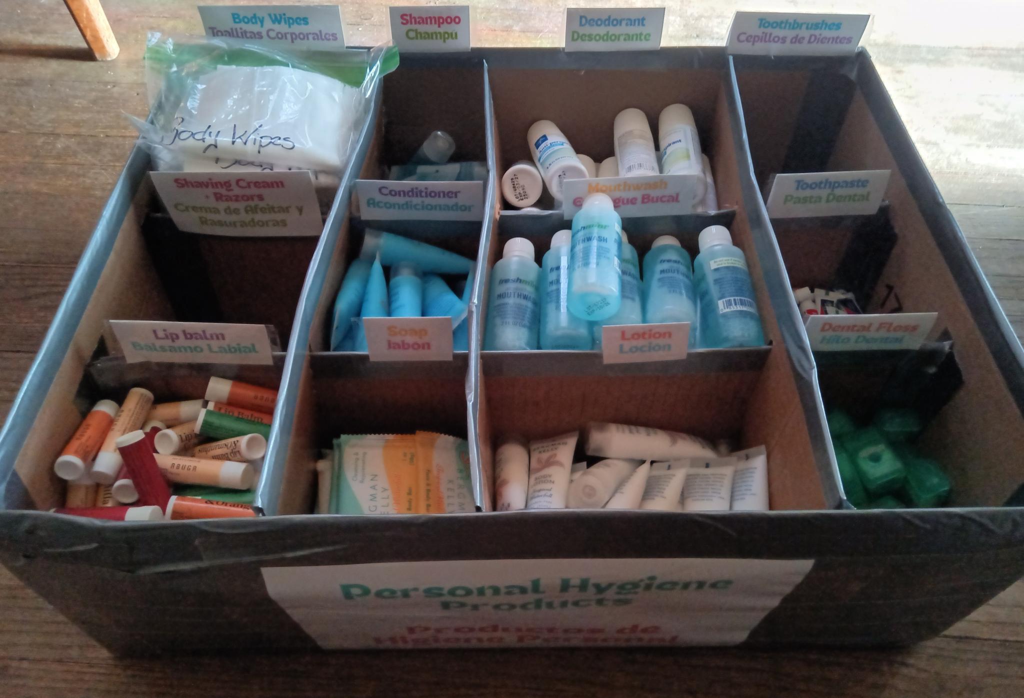 Self-care and hygine supplies